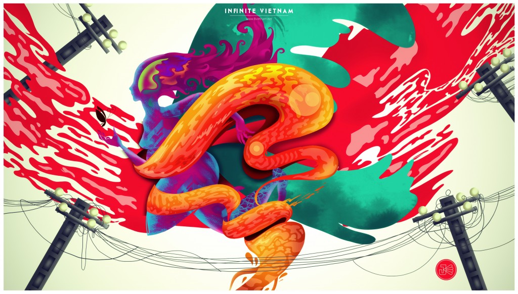 Cột của Cao Xuân Việt Khương vươn thẳng trời cao