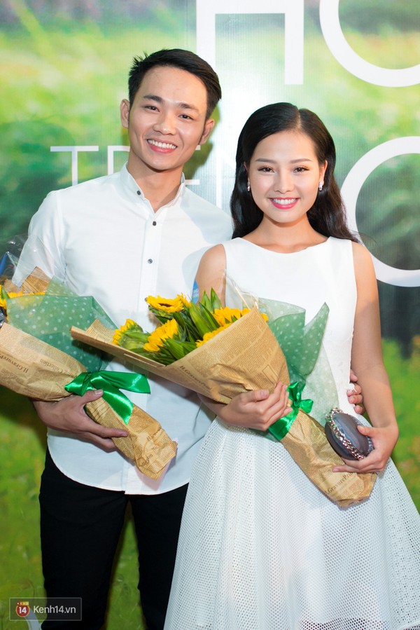 Nguyễn Anh Tú (vai chú Đàn) và Khánh Hiền (vai chị Vinh)