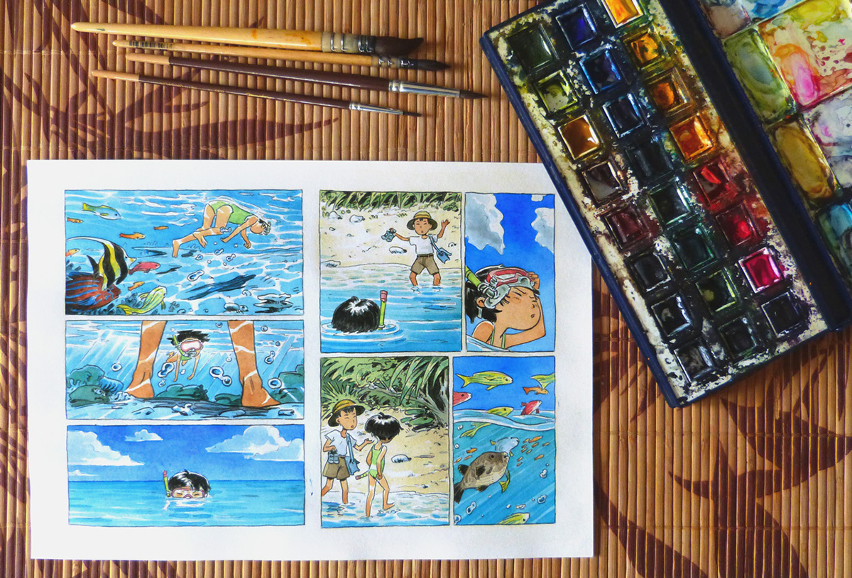 An Irabucha's Dream - watercolor minicomic by Atelier Sentô