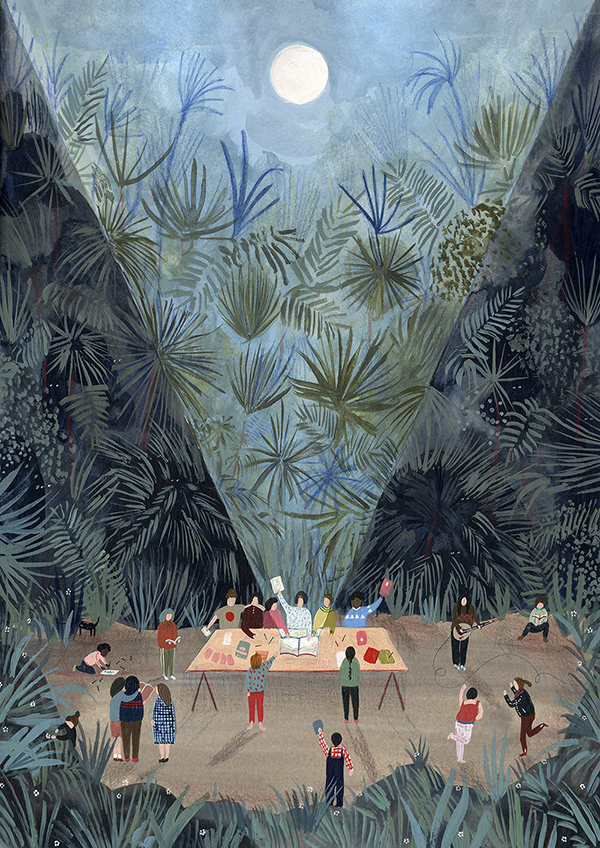 PUMPK! Festival Poster ll by Miren Asiain Lora