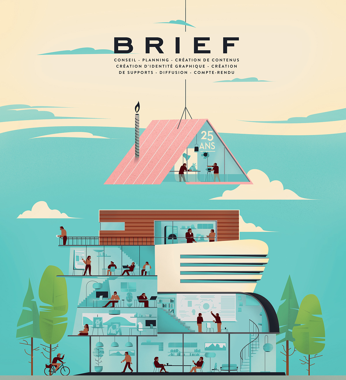 Brief a 25 ans by Florent Hauchard