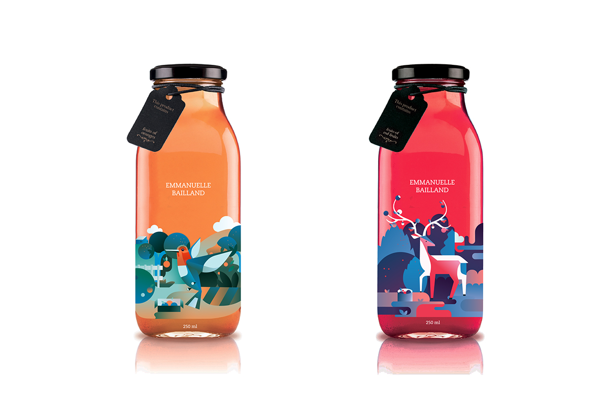 Packaging de jus by Qian Xu
