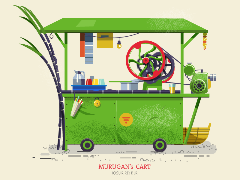 Thela 03 - Sugarcane cart by ranganath krishnamani