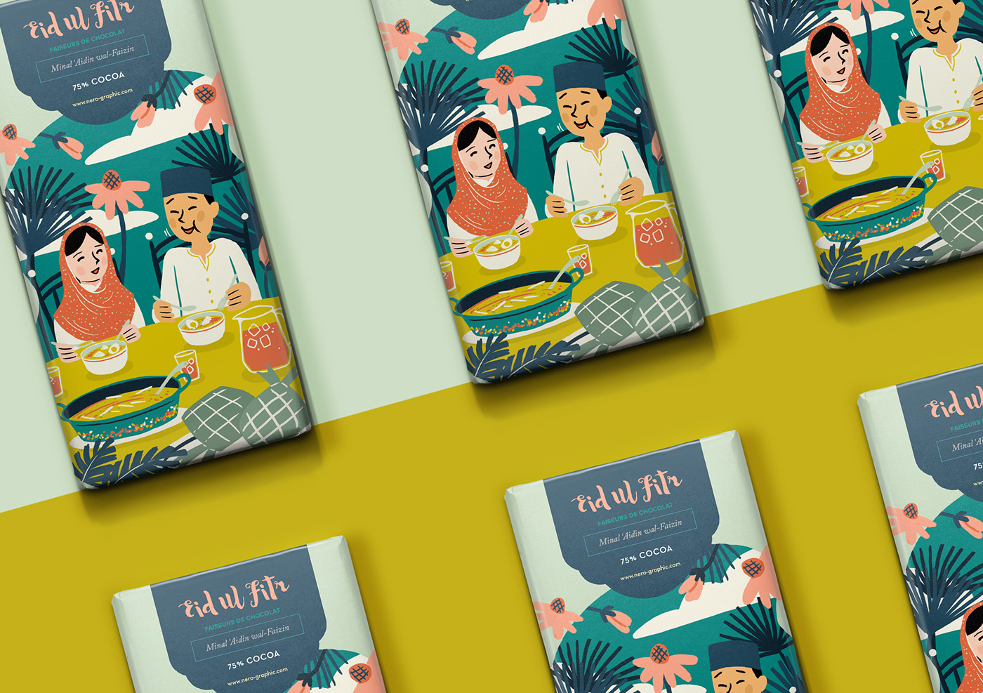 Eid ul Fitr - Chocolate Packaging Design Series