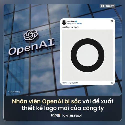 Nhân viên OpenAI bị “sốc” với đề xuất thiết kế logo mới của công ty – RGB