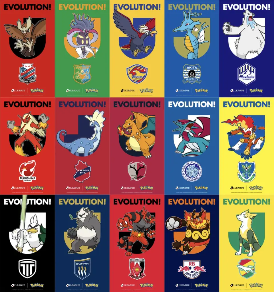 Giải J.League “ghép đôi” 60 CLB bóng đá với từng Pokémon riêng, biến sân bóng thành cuộc săn đồ sưu tầm