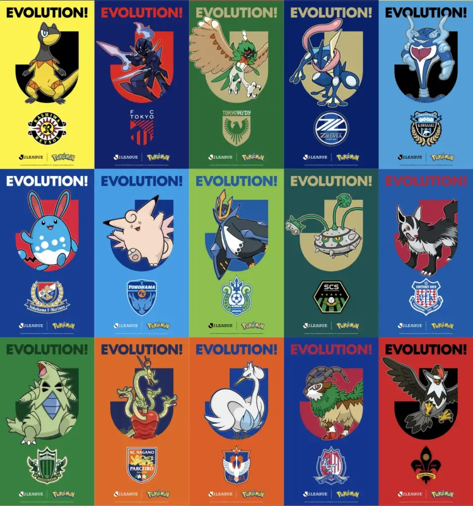 Giải J.League “ghép đôi” 60 CLB bóng đá với từng Pokémon riêng, biến sân bóng thành cuộc săn đồ sưu tầm