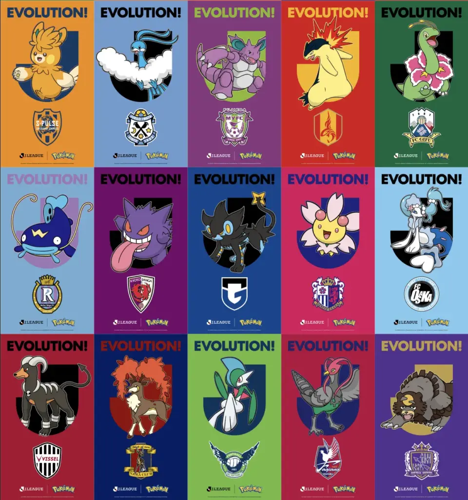 Giải J.League “ghép đôi” 60 CLB bóng đá với từng Pokémon riêng, biến sân bóng thành cuộc săn đồ sưu tầm