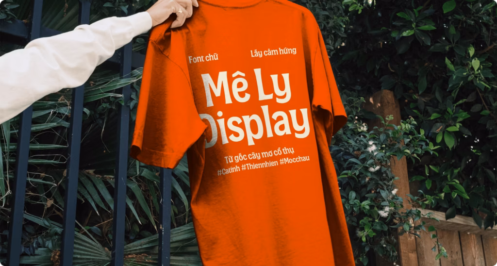 Mê Ly Display - bộ typeface tiếng Việt miễn phí của Collective Design Agency