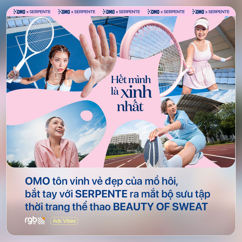 OMO tôn vinh vẻ đẹp của mồ hôi, ra mắt BST thời trang thể thao Beauty Of Sweat - khi hết mình là xinh nhất