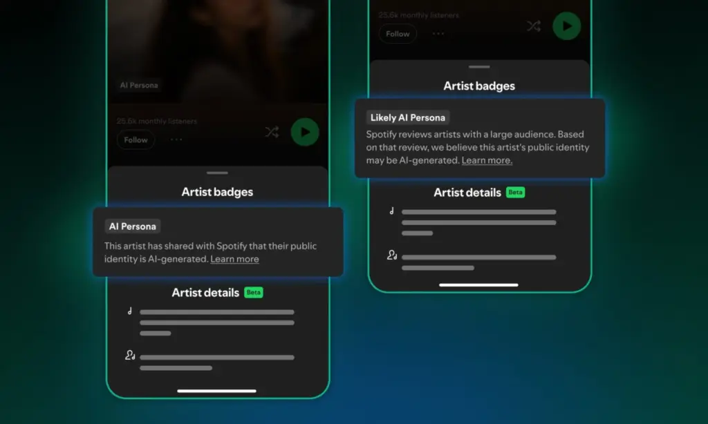 Spotify bắt đầu gắn nhãn “nghệ sĩ AI” và hạn chế đề xuất nhạc AI trên hệ thống