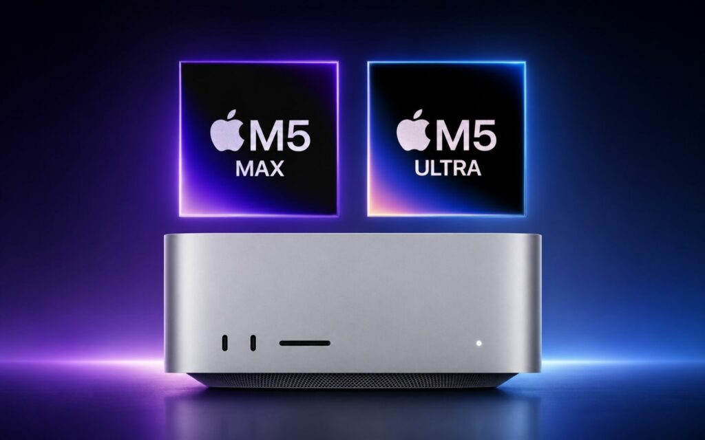 Mac Studio M5 Ultra được Apple nâng cấp mạnh về AI, Thunderbolt 5 và khả năng kết nối nhiều máy thành một “bộ não AI”
