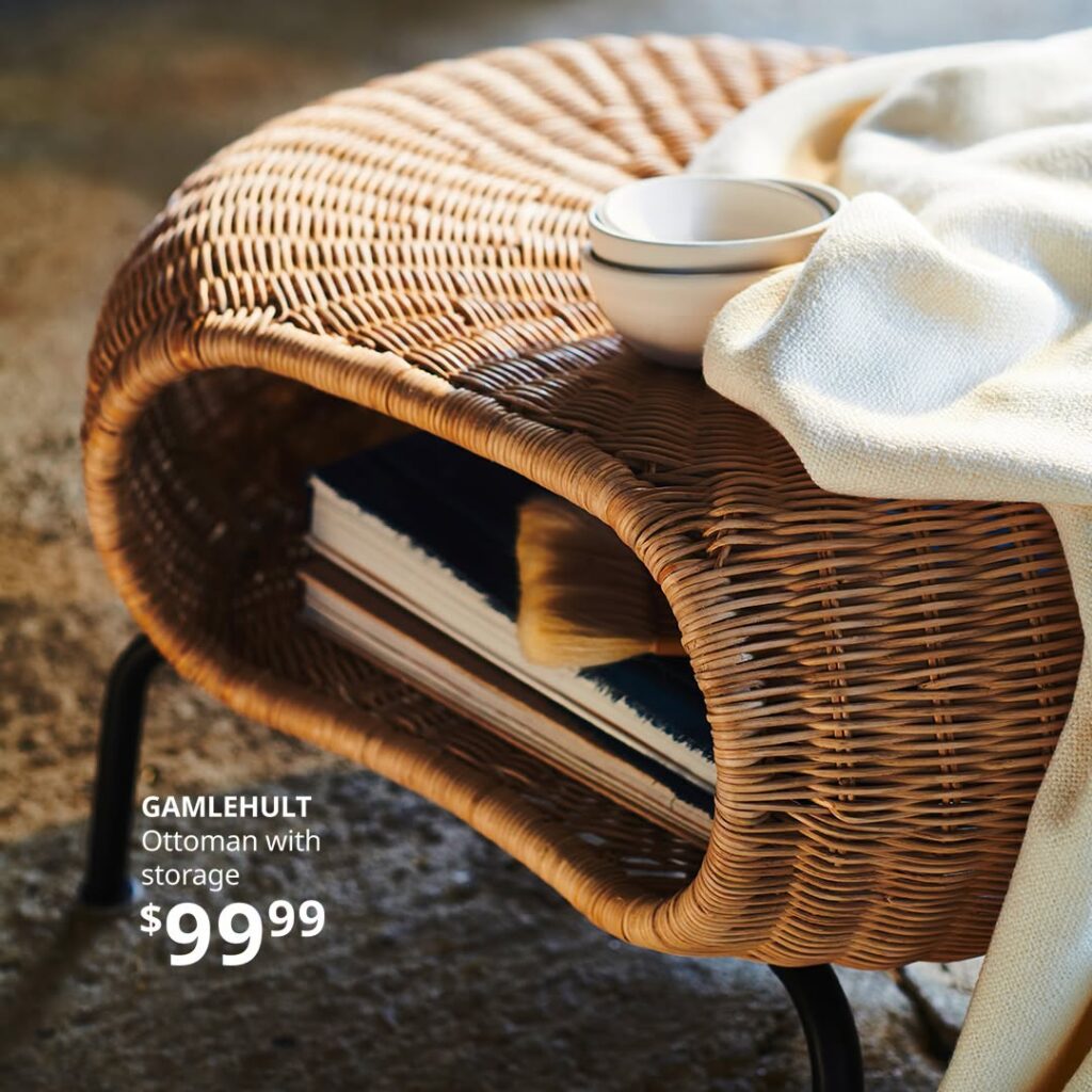 IKEA biến chiếc ghế mây thành "người chồng lý tưởng" để bắt trend bộ phim Wicker đang gây sốt