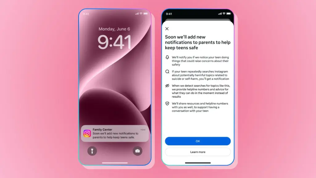 Instagram mở rộng toàn cầu tính năng cảnh báo khi thanh thiếu niên tìm kiếm nội dung tự làm hại bản thân - Instagram Teen Account