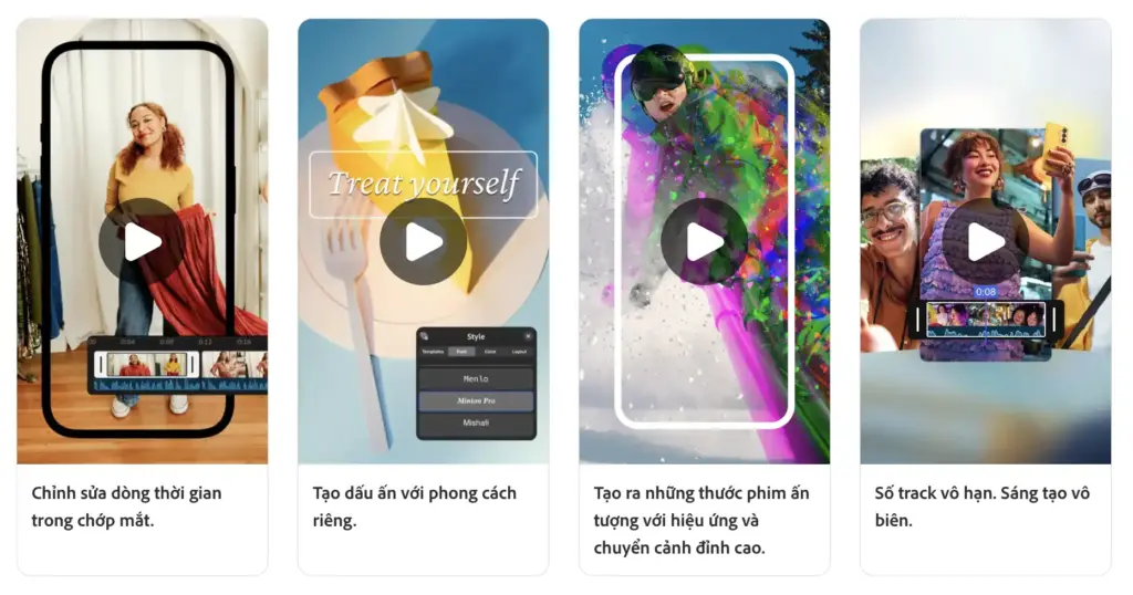 Adobe Premiere di động chính thức có mặt trên Android, miễn phí và không watermark