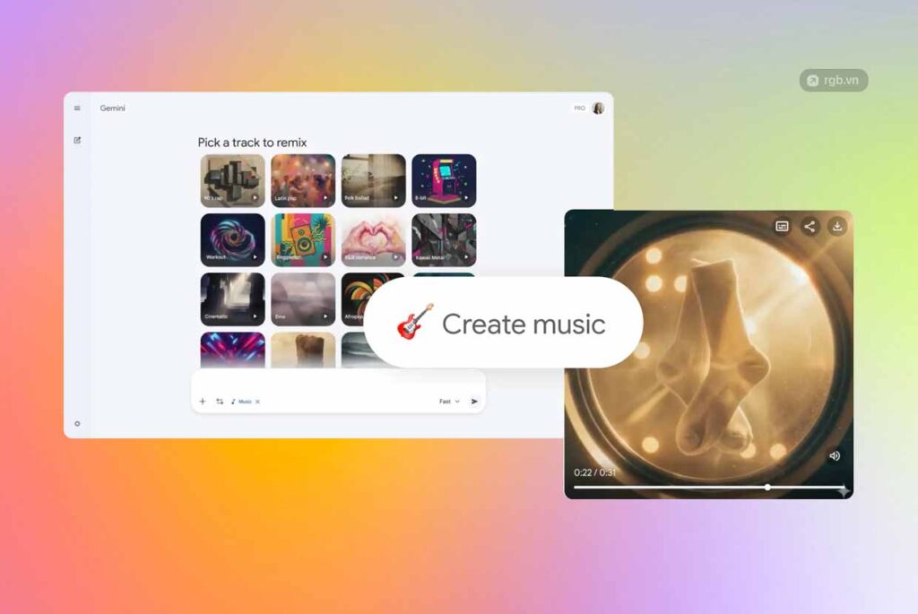 Google đưa Lyria 3.5 - mô hình tạo nhạc AI mạnh nhất của hãng lên ứng dụng Gemini