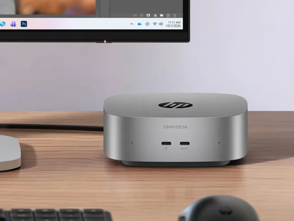 HP ra mắt OmniDesk Mini - máy tính tí hon với thiết kế gợi nhớ Mac mini