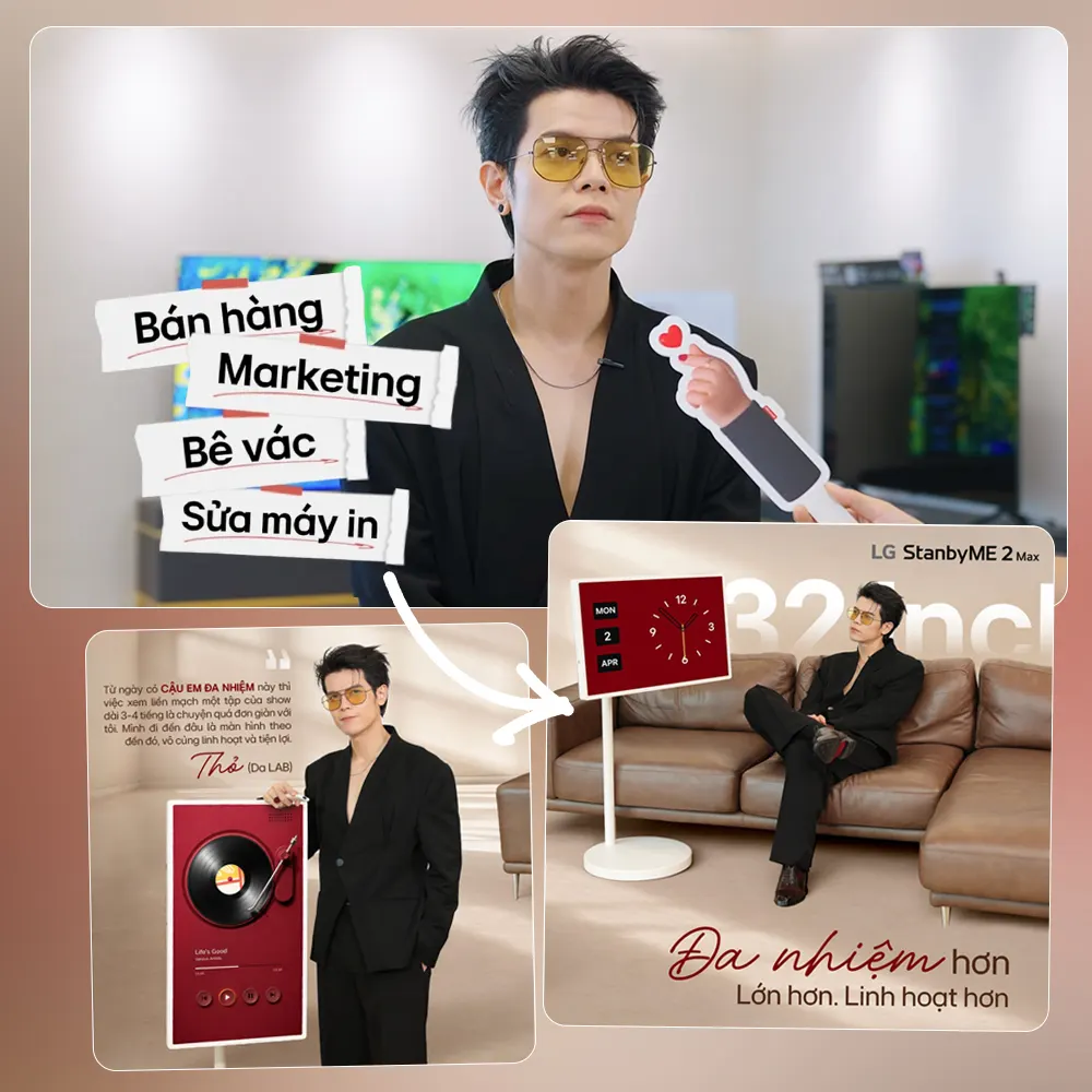 Từ nhân viên cũ thành KOL quảng bá thương hiệu: Màn "lò vi sóng" hợp lý đến bất ngờ của Thỏ Da LAB và LG
