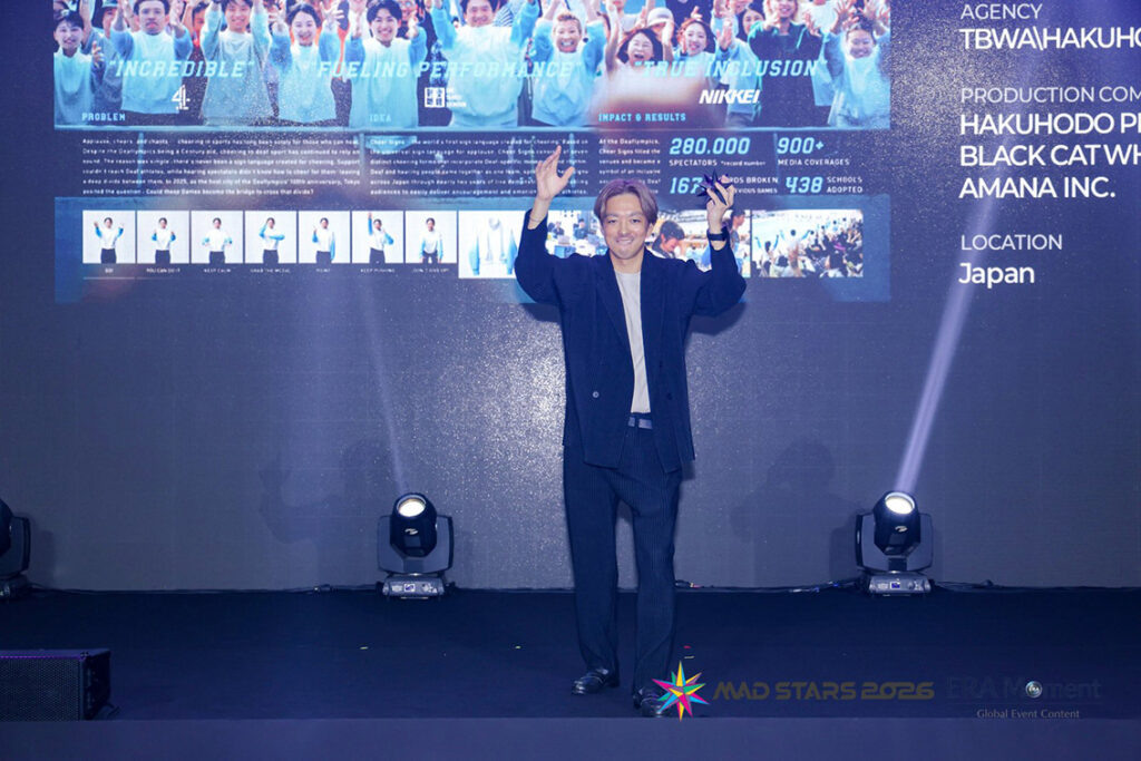 Creative agency TBWA\HAKUHODO giành Grand Prix of the Year cùng 9 giải thưởng tại MAD STARS 2026