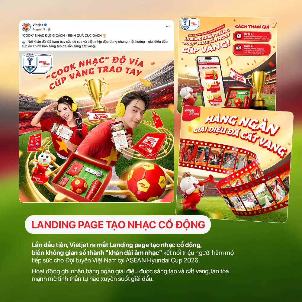 Một hành trình - triệu trái tim: Cách Vietjet đồng hành cùng ASEAN Hyundai Cup 2026 từ đường bay đến khán đài