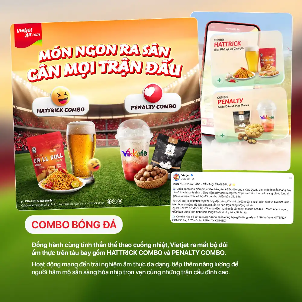 Một hành trình - triệu trái tim: Cách Vietjet đồng hành cùng ASEAN Hyundai Cup 2026 từ đường bay đến khán đài