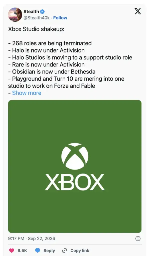 Xbox tiếp tục cắt giảm 268 nhân sự, Activision sẽ dẫn dắt dự án ‘Halo’ tiếp theo