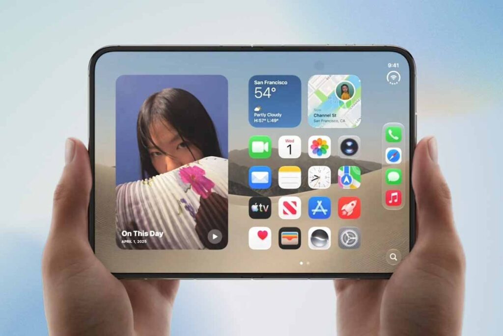Apple giải thích cách khiến nếp gấp trên iPhone Duo gần như biến mất