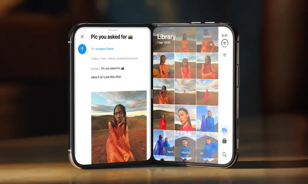 Apple giải thích cách khiến nếp gấp trên iPhone Duo gần như biến mất