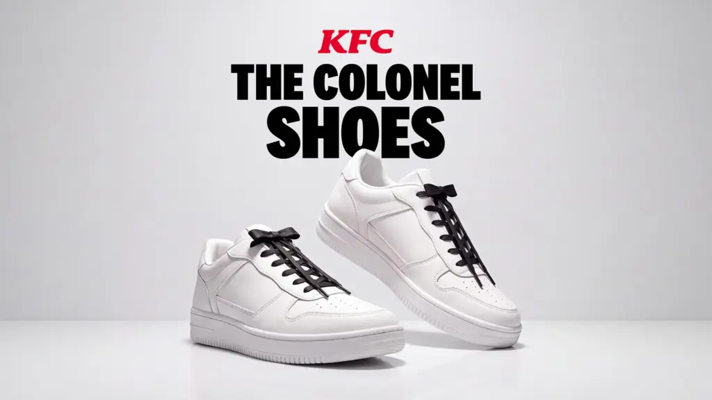  KFC ra mắt đôi sneaker với chiếc nơ biểu tượng của đại tá Colonel Sanders
