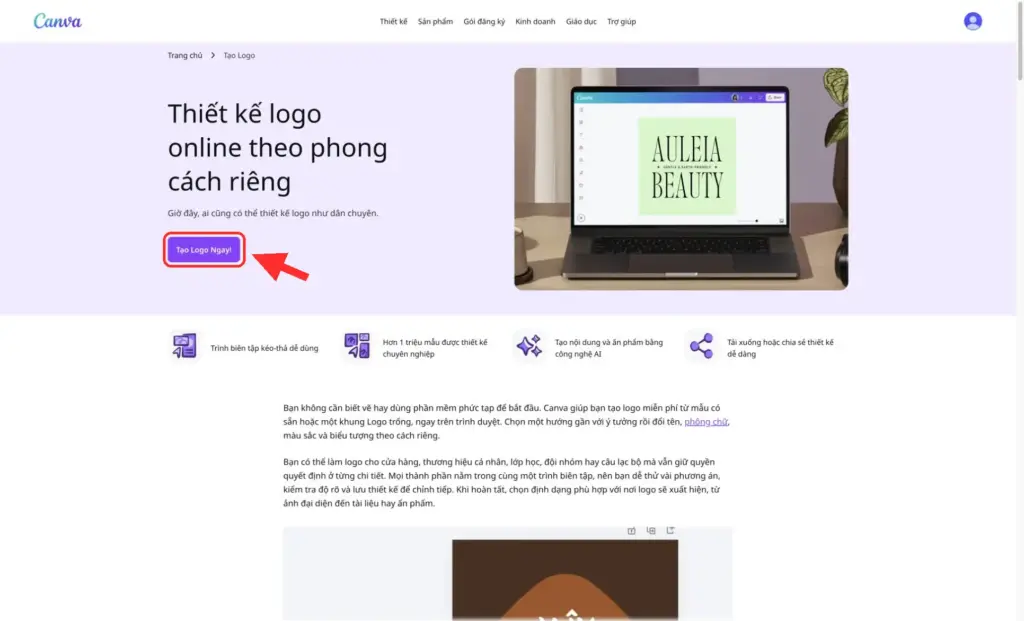 Cách tạo logo trên Canva: Từ chọn kiểu chữ đến hoàn thiện bố cục