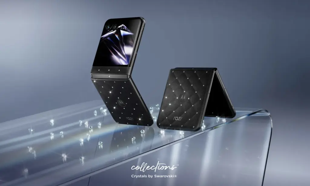 Motorola Razr 2026 khoác lên mình 35 viên pha lê Swarovski lấp lánh
