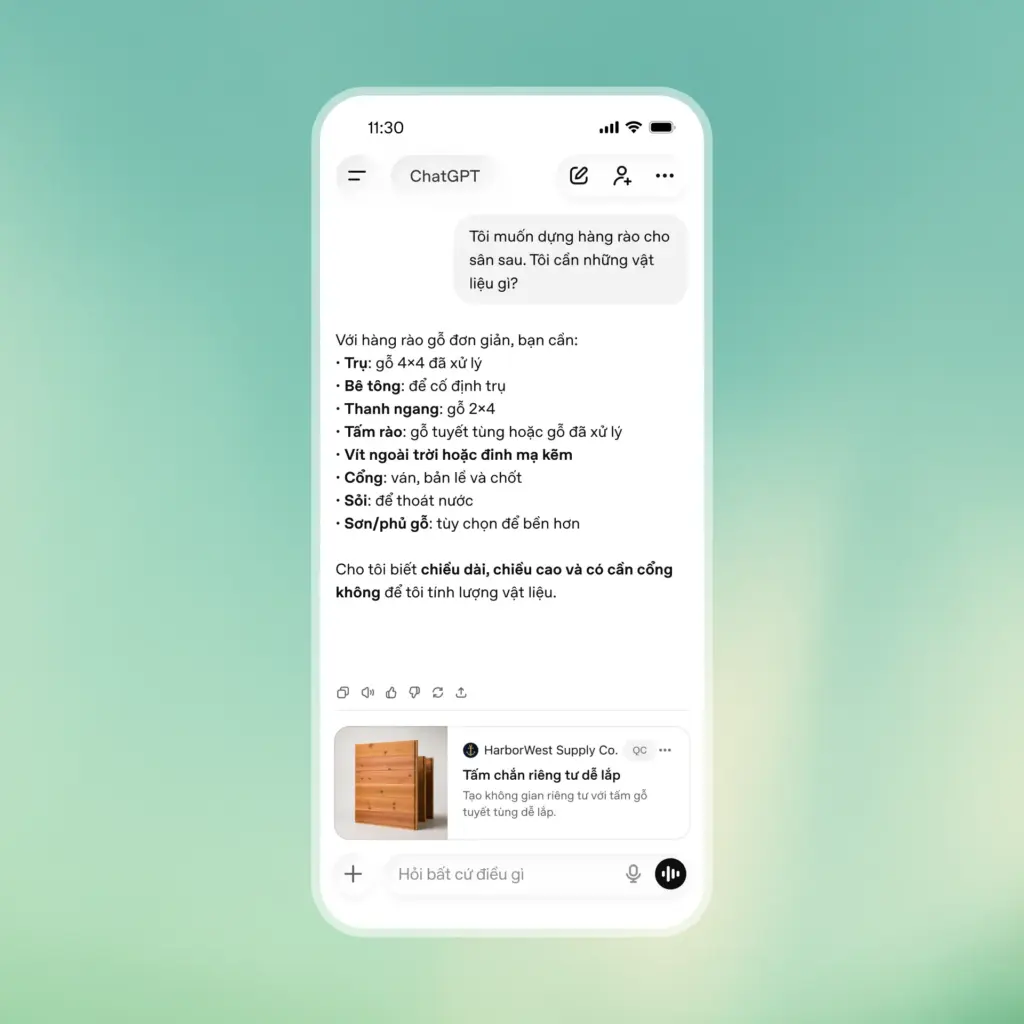 OpenAI chính thức triển khai quảng cáo ChatGPT Ads tại thị trường Việt Nam