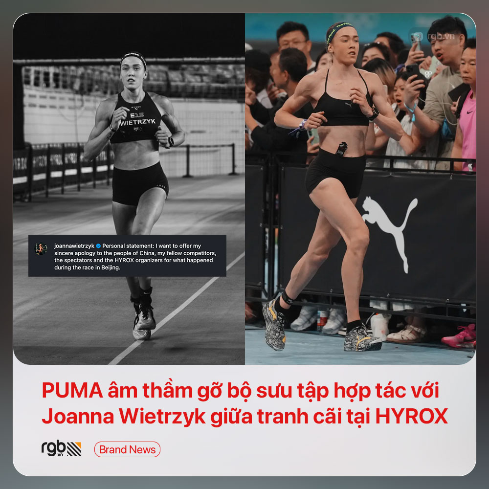 PUMA âm thầm gỡ bộ sưu tập Joanna Wietrzyk sau sự cố gây tranh cãi tại HYROX Beijing