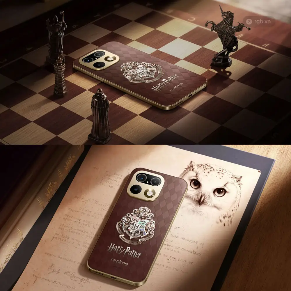 Realme ra mắt “điện thoại phù thuỷ” Harry Potter, đóng hộp như chiếc rương hành lý Hogwarts