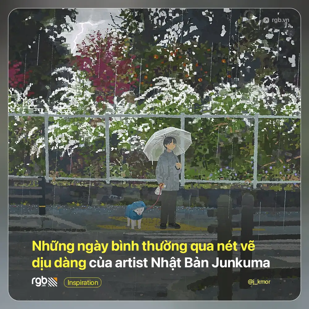 Những ngày bình thường qua nét vẽ dịu dàng và chữa lành của artist Nhật Bản Junkuma