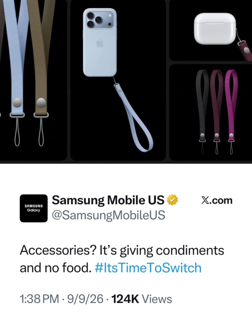 Samsung "cà khịa" của Apple