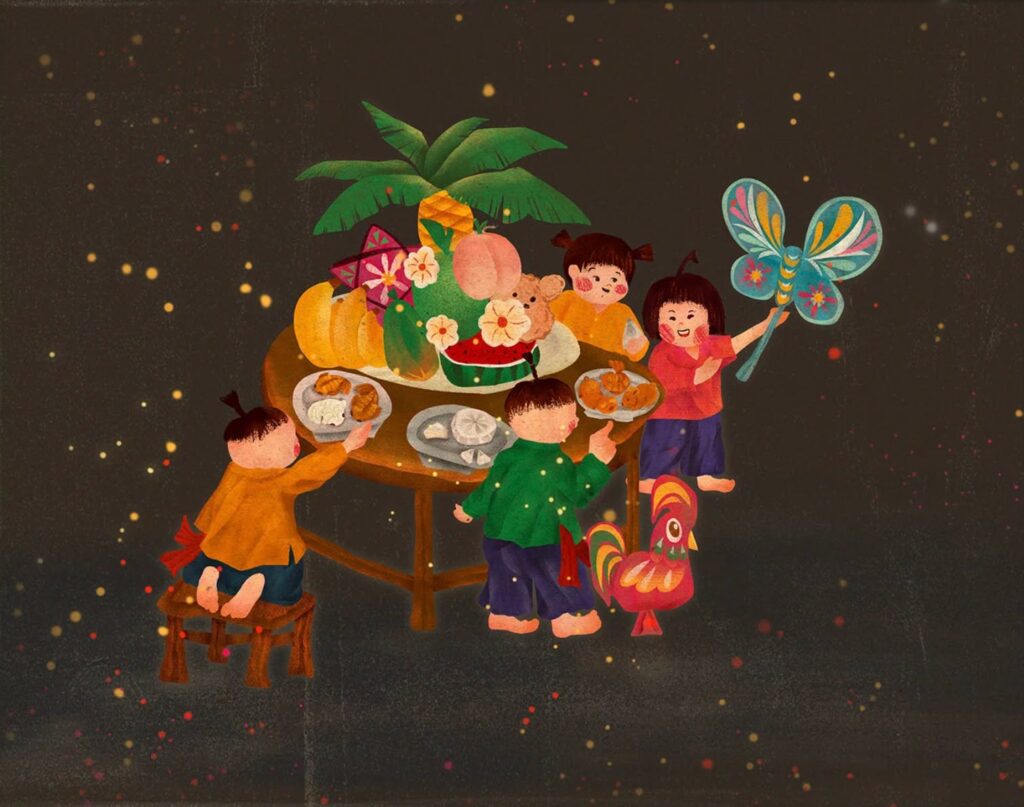 Artwork: Một trời tuổi thơ
Artist: Trang Thi