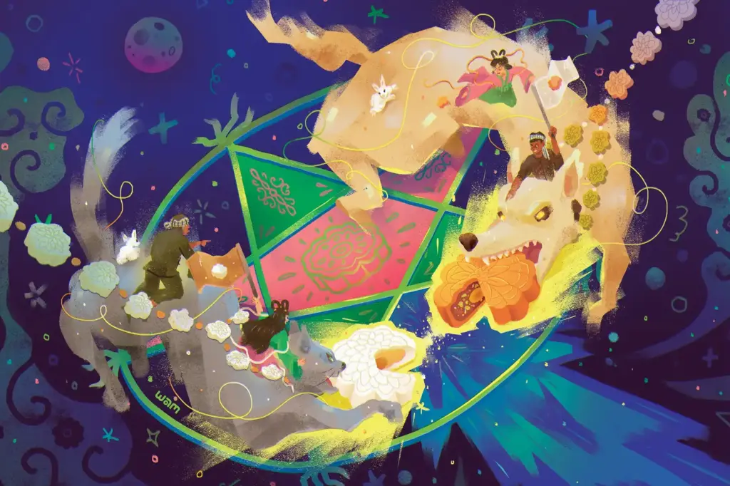 Artwork: TRUNG THU ĐẠI CHIẾN
Chất liệu: digital
Artist: Wam (Nhiên Nguyễn)