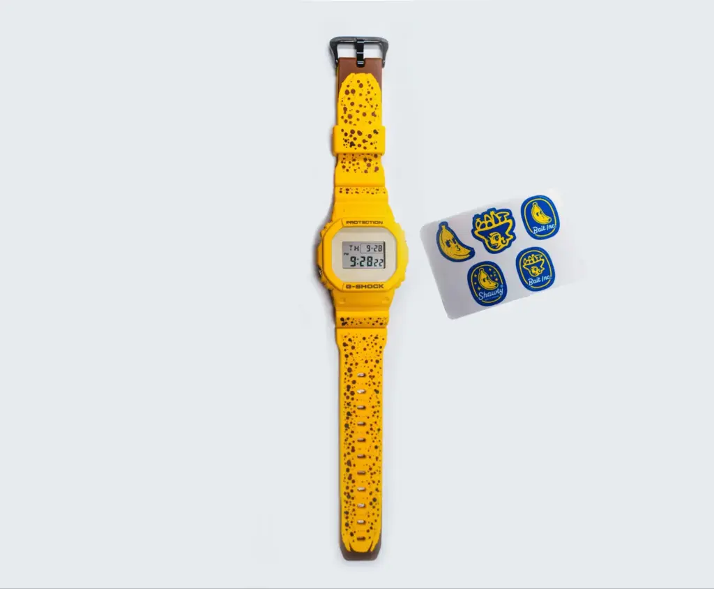 Chiếc G-Shock hóa thành quả chuối chín tới - mẫu đồng hồ hợp tác mới của CASIO và BAIT 