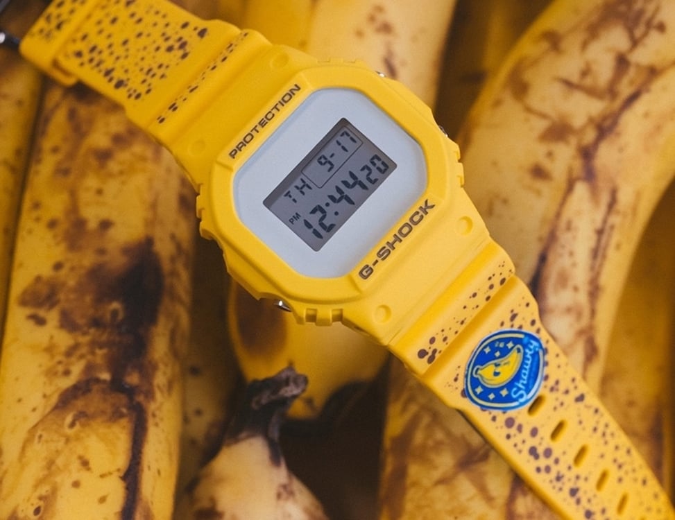 Chiếc G-Shock hóa thành quả chuối chín tới - mẫu đồng hồ hợp tác mới của CASIO và BAIT 