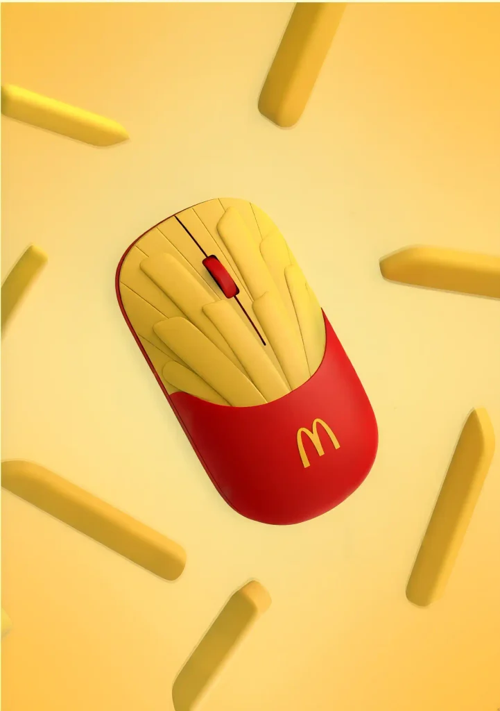 McDonald’s bắt tay Lenovo ra mắt chuột máy tính khoai tây chiên, được tái chế từ đồ chơi Happy Meal cũ