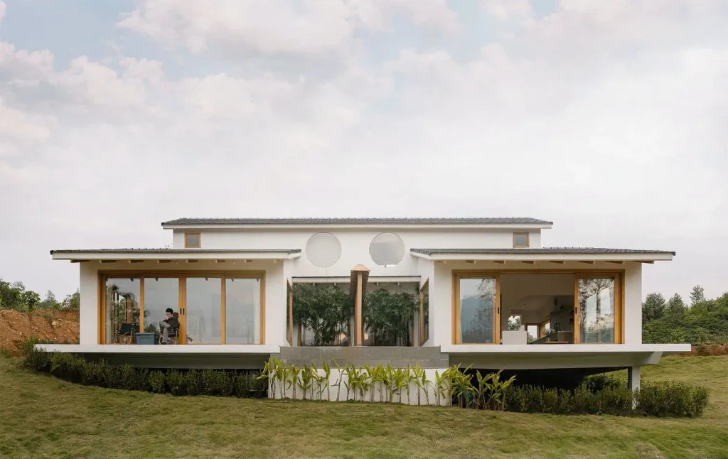 Mikan Village - căn nhà nghỉ dưỡng ở ngoại ô Hà Nội lấy cảm hứng từ kiến trúc Nhật Bản
