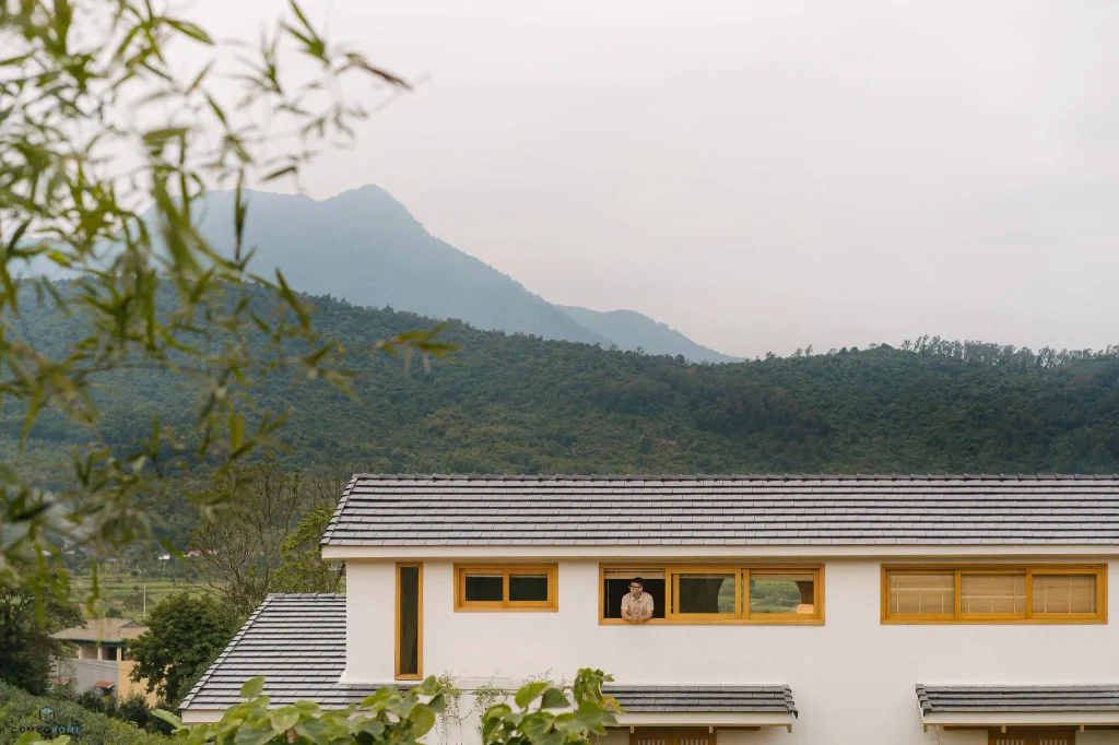 Mikan Village - căn nhà nghỉ dưỡng ở ngoại ô Hà Nội lấy cảm hứng từ kiến trúc Nhật Bản