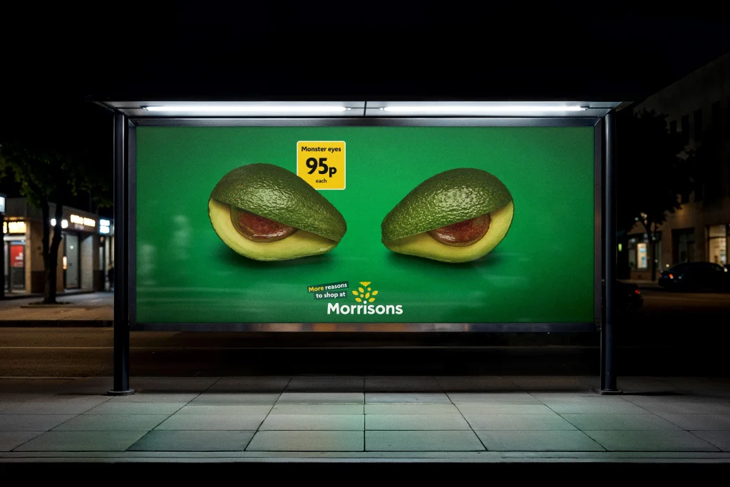 Siêu thị Morrisons biến rau củ quả thành những quái vật hài hước trong chiến dịch OOH mùa Halloween