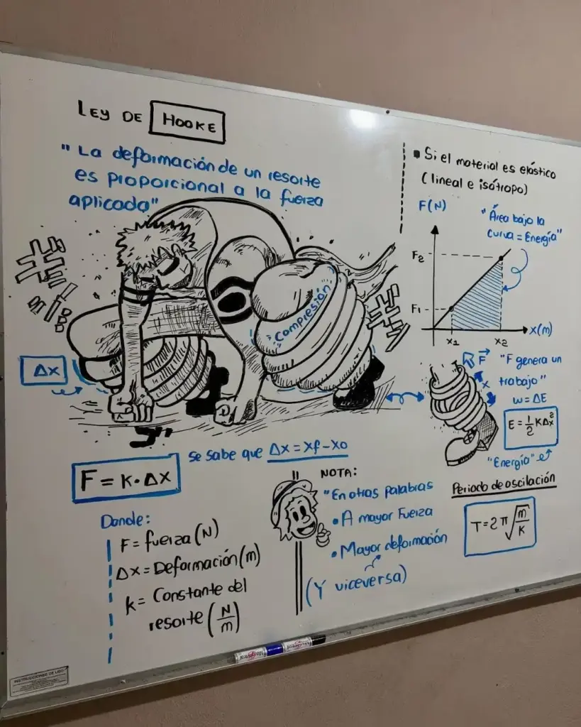 Thầy giáo vật lý vẽ One Piece vào bài giảng giúp học sinh dễ hiểu công thức hơn