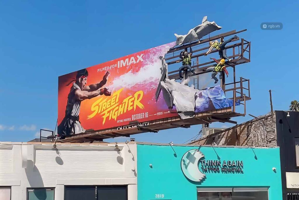 Street Fighter đưa đòn Hadouken ra đường phố với loạt quảng cáo ngoài trời ấn tượng