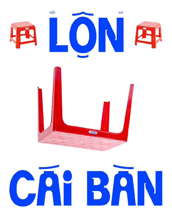 Bộ font Vina Vịt Lộn - Display Typeface lấy cảm hứng từ bảng hiệu hàng quán Việt Nam của designer Truong Di