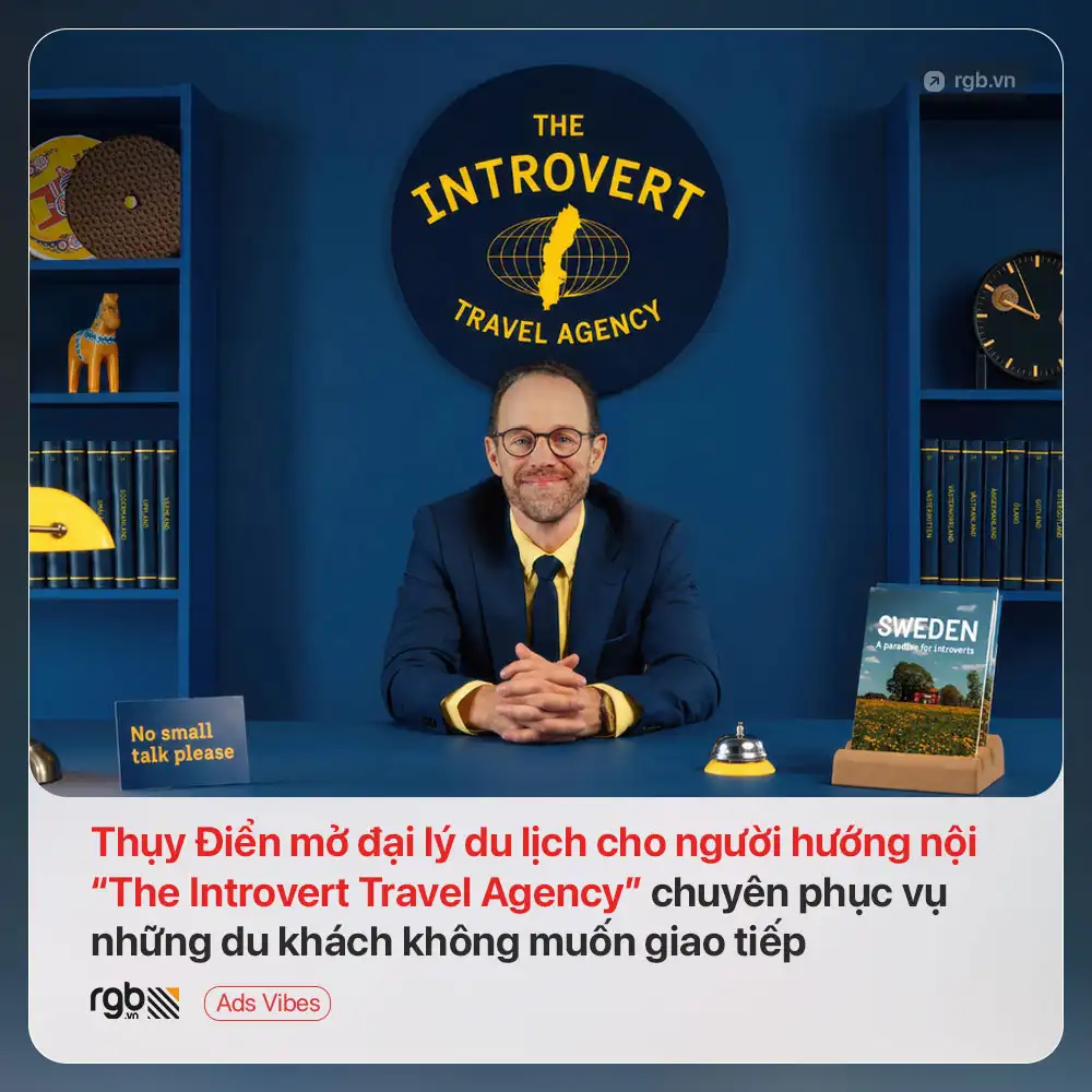 Thụy Điển mở đại lý du lịch cho người hướng nội: “The Introvert Travel Agency” - chuyên phục vụ du khách không muốn giao tiếp