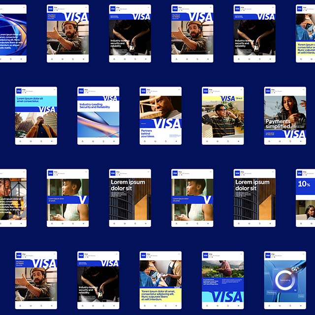 Visa làm mới bộ nhận diện, giữ nguyên bản sắc thương hiệu nhưng linh hoạt hơn