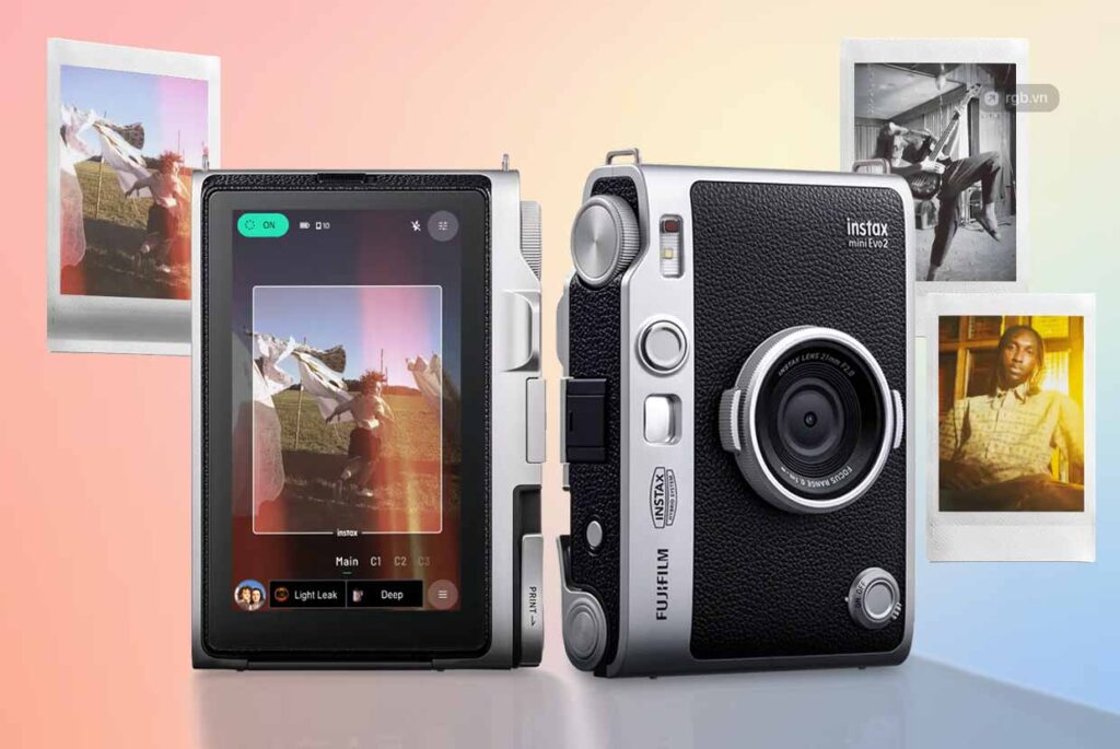 Fujifilm Instax Mini Evo 2: Máy ảnh lấy liền trở nên hiện đại hơn với màn hình cảm ứng và khả năng quay video